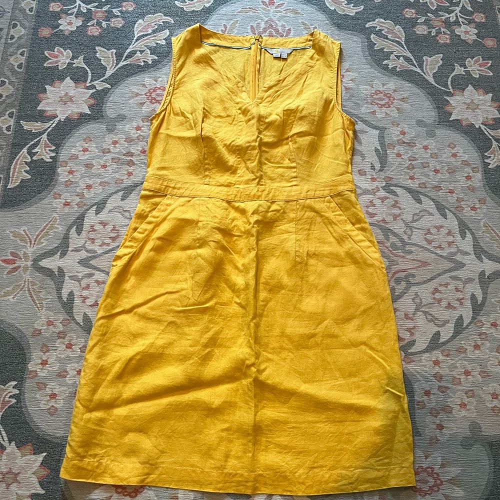 Boden  Vibrant Yellow 100% linen
